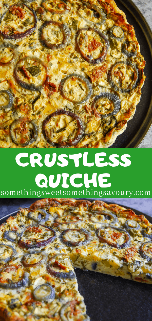 Crustless Quiche - Something Sweet Something Savoury