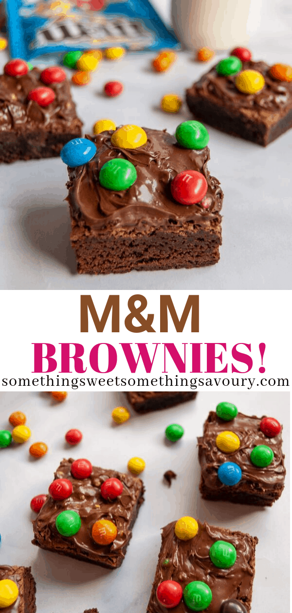 m&m brownies packet