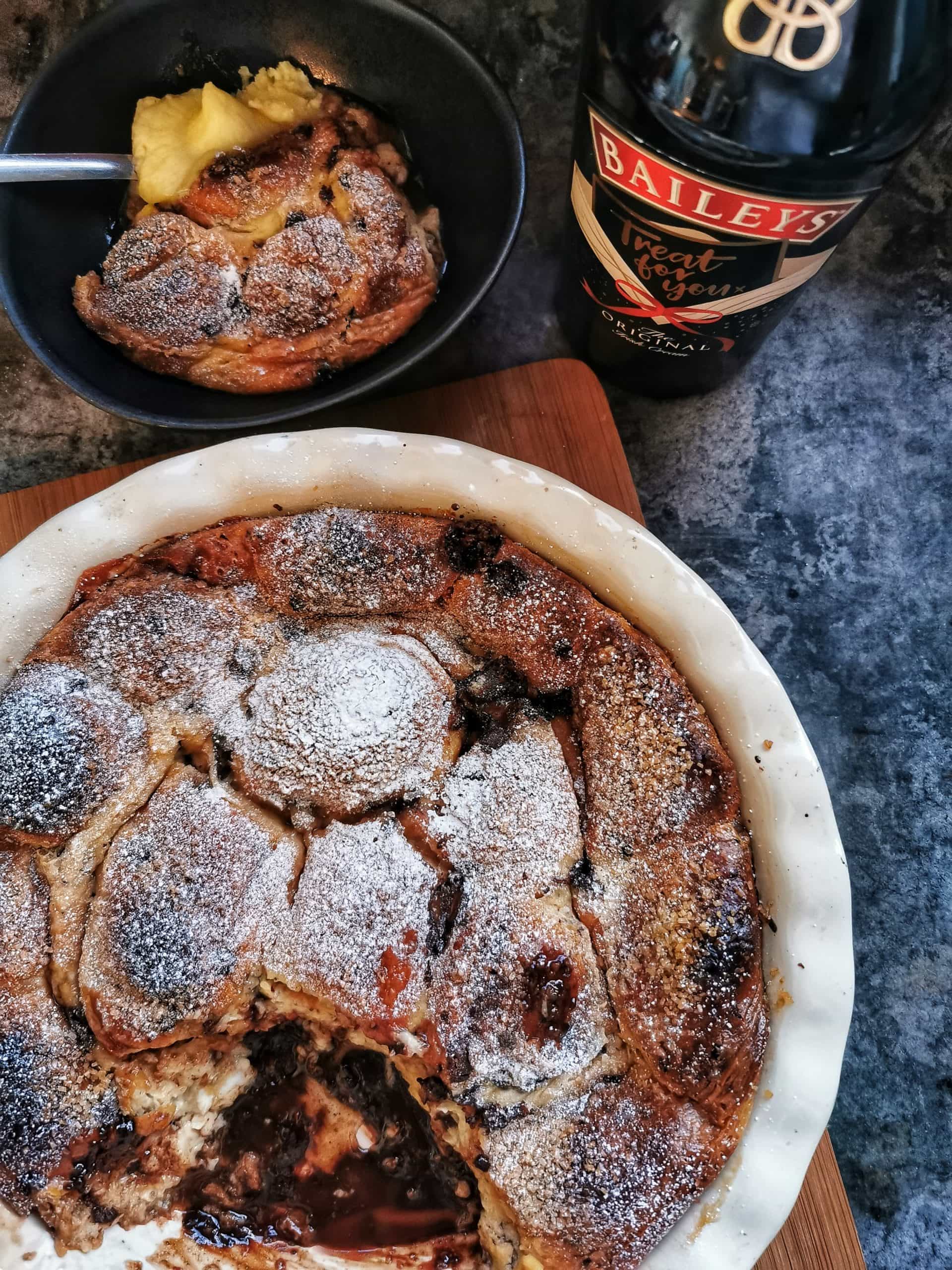 Baileys Chocolate Brioche Pudding Something Sweet Something Savoury