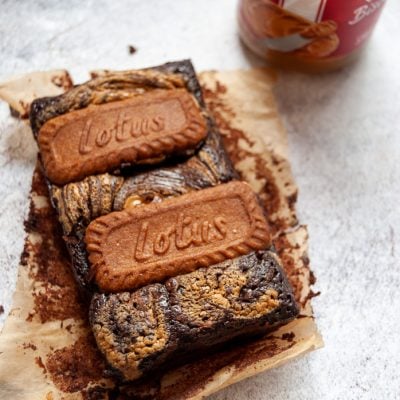 Biscoff Brownies for two