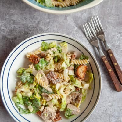 Chicken Caesar Pasta Salad