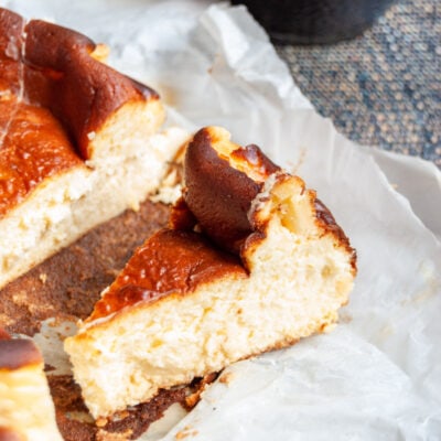 Burnt Basque cheesecake