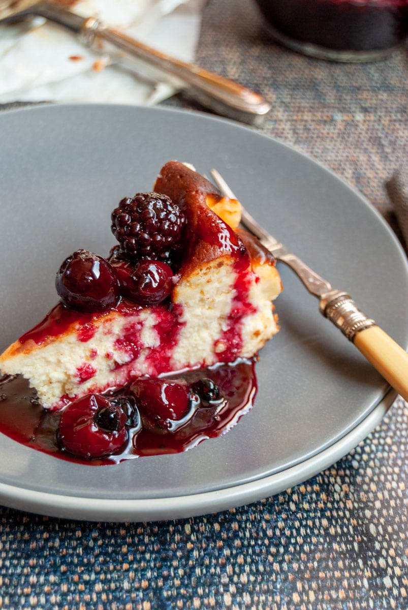 Burnt Basque cheesecake - Something Sweet Something Savoury