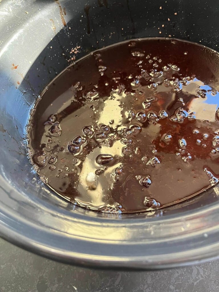 Slow Cooker self saucing chocolate pudding Something Sweet Something