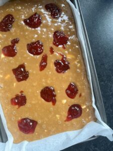 Jammie Dodger Blondies - Something Sweet Something Savoury