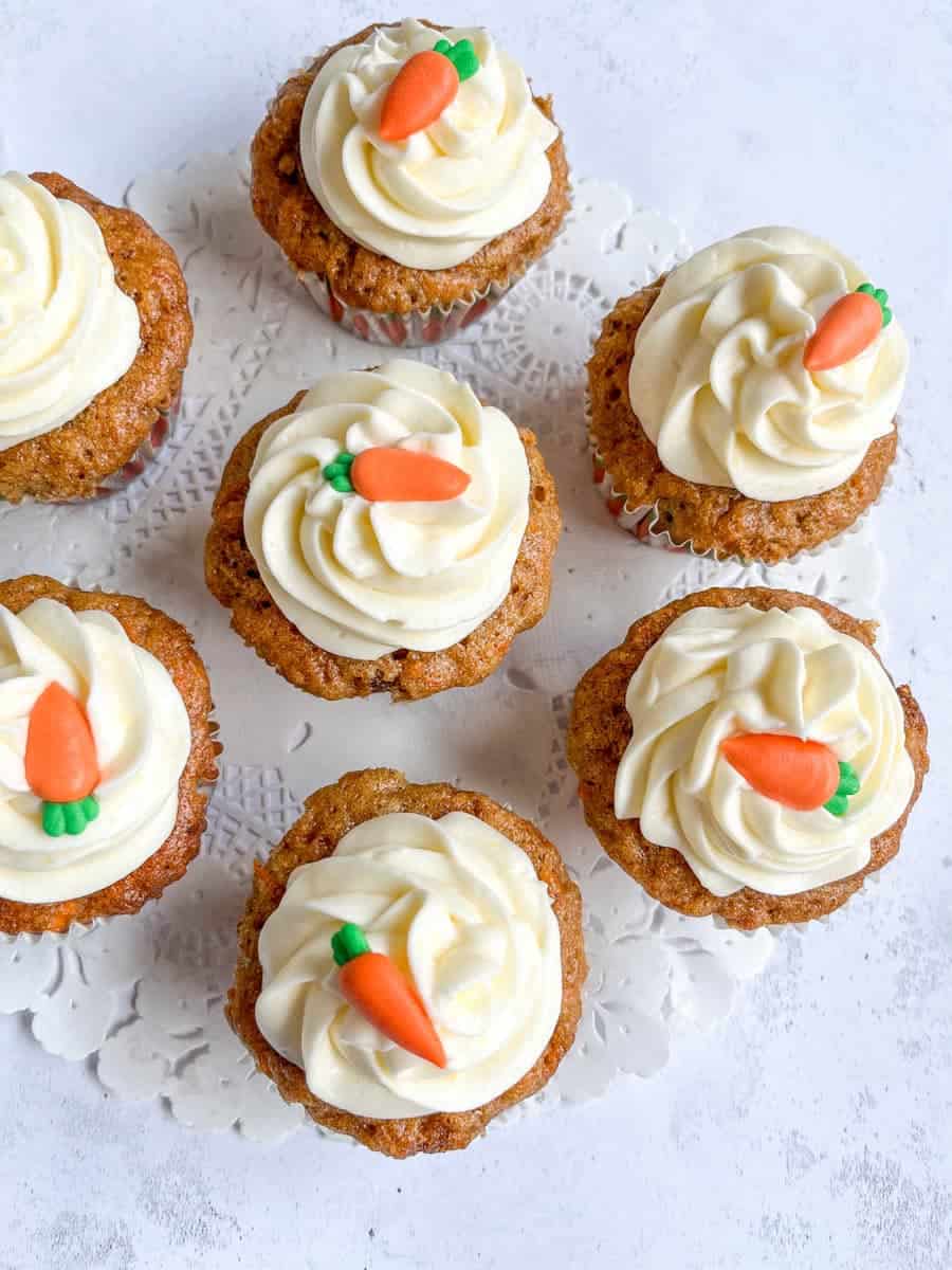 Mini Carrot Cakes with Candied Pecans ~Sweet & Savory