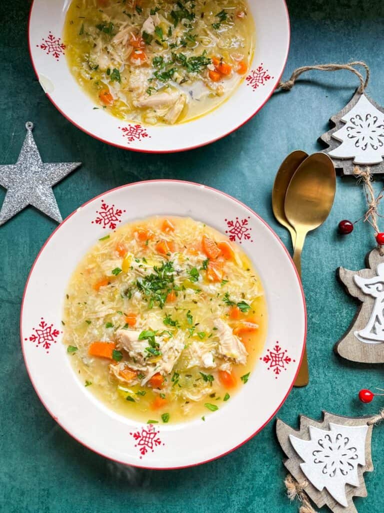 Leftover Turkey Vegetable Soup - Something Sweet Something Savoury