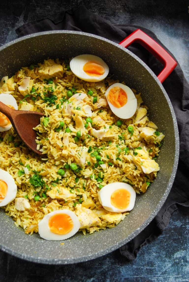 Easy Kedgeree Recipe - Something Sweet Something Savoury