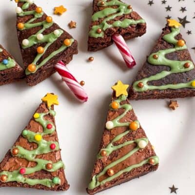 Christmas Tree Brownies