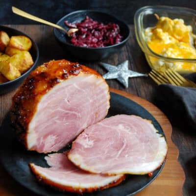 Orange Marmalade Glazed Ham