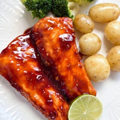Air Fryer Sweet Chilli Salmon