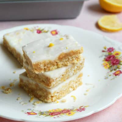 No Bake Lemon Squares